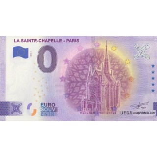 Billet souvenir touristique - 2022-1 - Paris - La Sainte-Chapelle - (Paris)