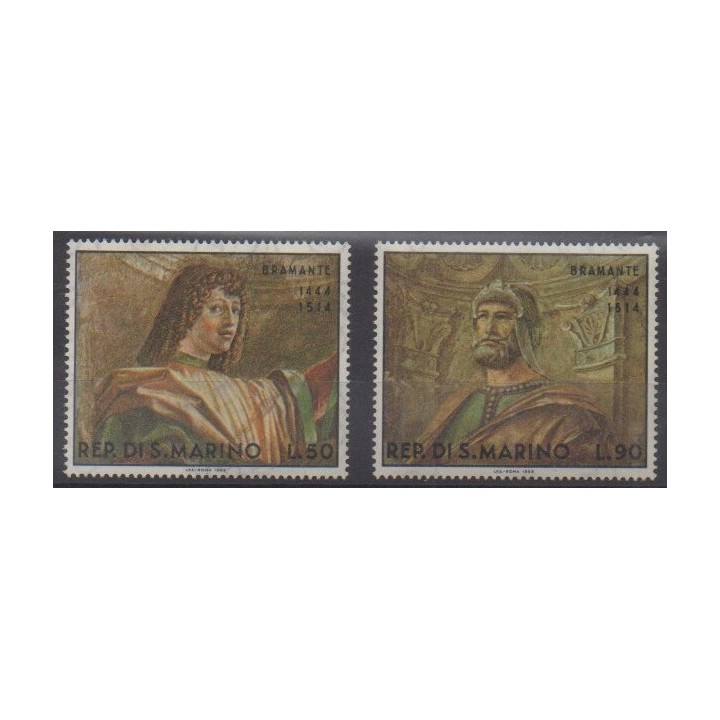 Acheter cette série de timbres de Saint-Marin de l'année 1969 (No 734/735).