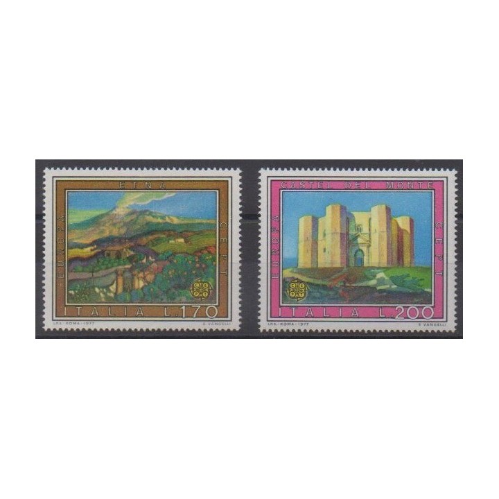 Buy this set of stamps of Italy of the year 1977 (Nb 1299/1300).