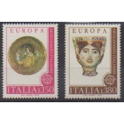 Italie - 1976 - No 1262/1263 - Artisanat ou métiers - Europa