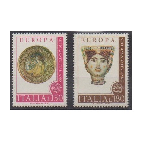 Italy - 1976 - Nb 1262/1263 - Craft - Europa