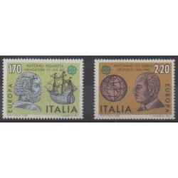 Italie - 1980 - No 1418/1419 - Célébrités - Europa
