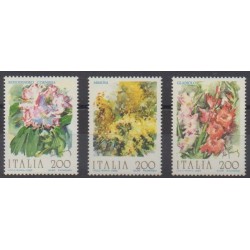 Italy - 1983 - Nb 1571/1573 - Flowers