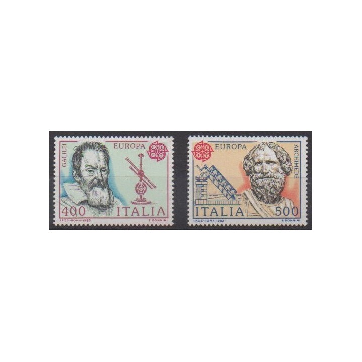 Buy this set of stamps of Italy of the year 1983 (Nb 1574/1575).