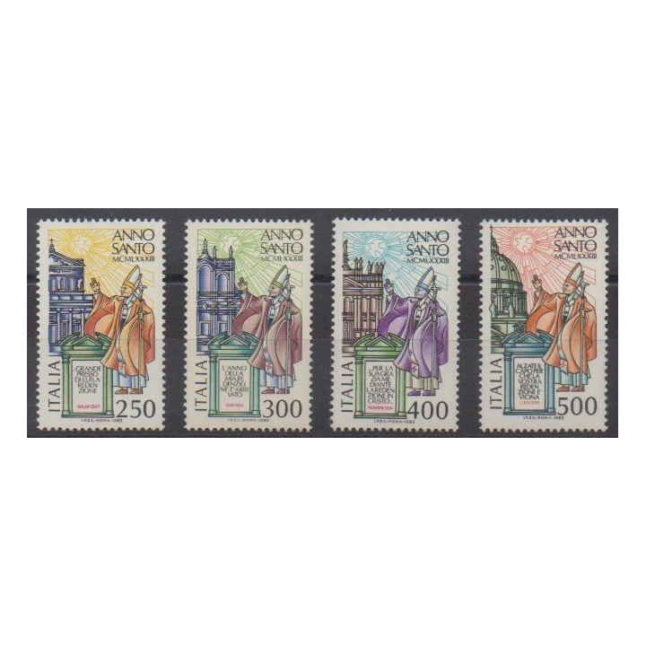 Buy this set of stamps of Italy of the year 1983 (Nb 1562/1565).