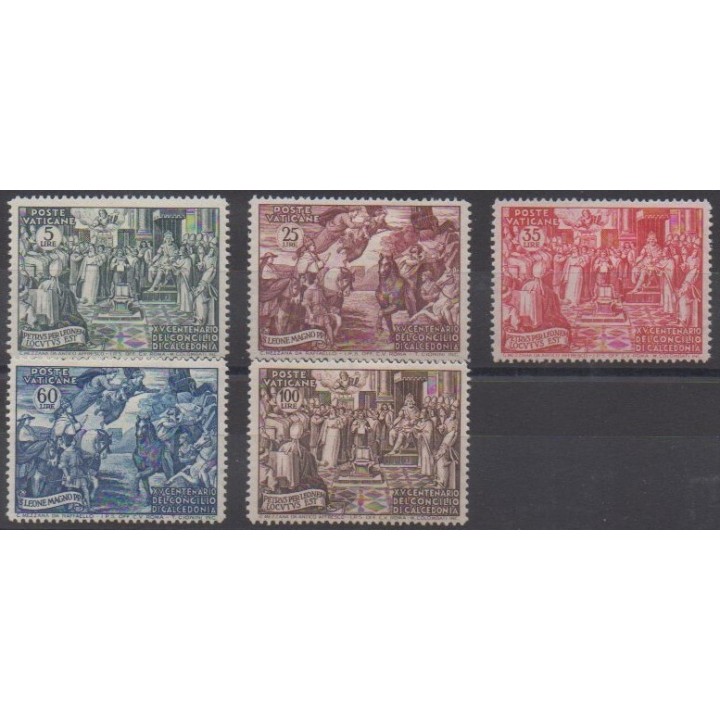 Buy this set of stamps of Vatican of the year 1951 (Nb 167/171). - Mint hinged