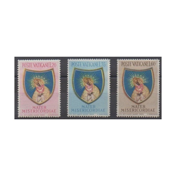 Acheter cette série de timbres du Vatican de l'année 1954 (No 207/209). - Neuf avec charnière