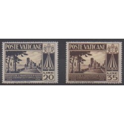 Vatican - 1954 - Nb 203/204 - Churches - Mint hinged