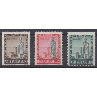 Acheter cette série de timbres du Vatican de l'année 1955 (No 218/220).