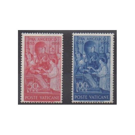 Vatican - 1955 - Nb 213/214 - Paintings - Mint hinged