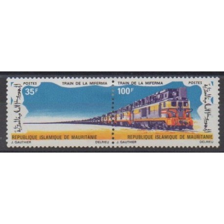 Mauritania - 1971 - Nb 296A - Trains - Mint hinged