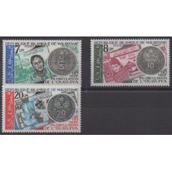 Mauritanie - 1974 - No 321/323 - Monnaies, billets ou médailles