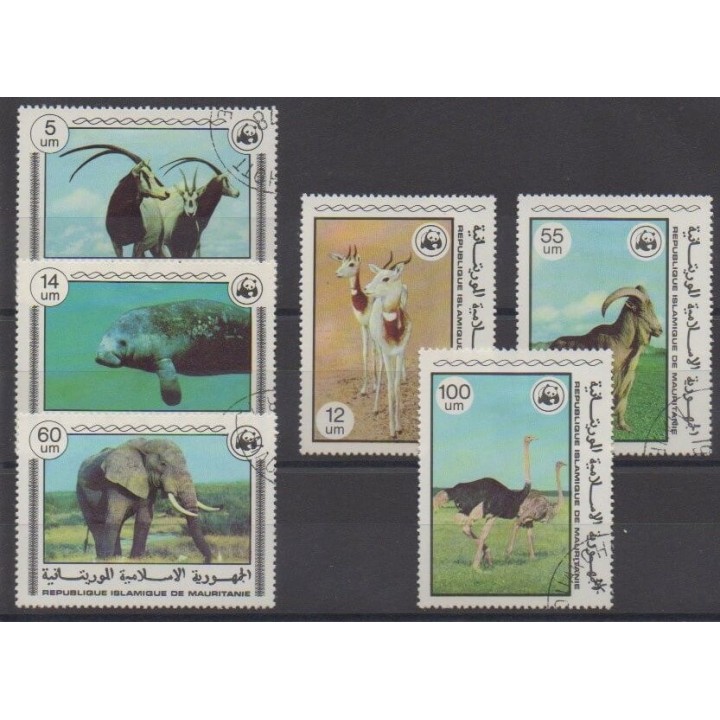 Buy this set of stamps of Mauritania of the year 1978 (Nb 386/391). - Used