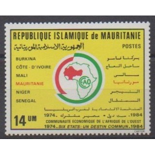 Buy this stamp of Mauritania of the year 1984 (Nb 556).