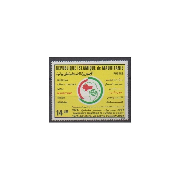 Buy this stamp of Mauritania of the year 1984 (Nb 556).