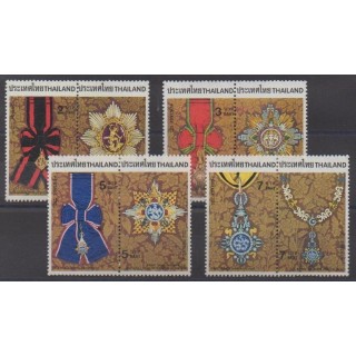 Acheter cette série de timbres de Thaïlande de l'année 1988 (No 1258/1265).
