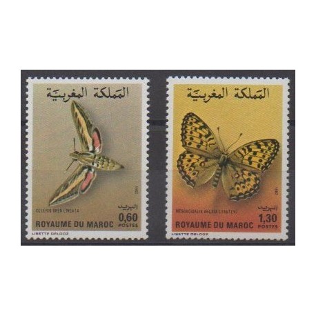 Maroc - 1982 - No 921/922 - Insectes