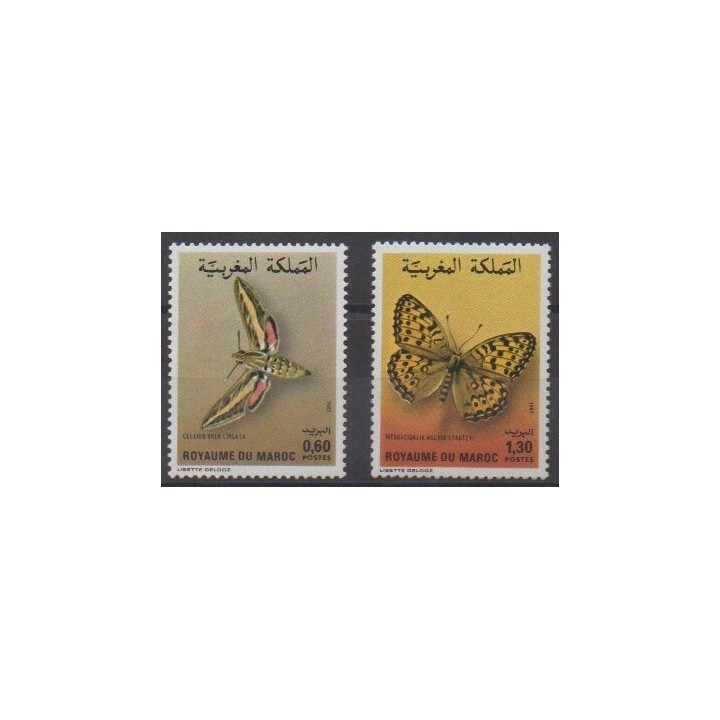 Acheter cette série de timbres du Maroc de l'année 1982 (No 921/922).