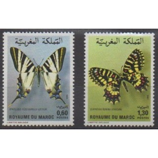 Buy this set of stamps of Morocco of the year 1981 (Nb 894/895).