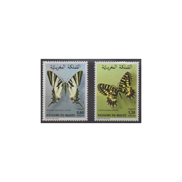 Buy this set of stamps of Morocco of the year 1981 (Nb 894/895).