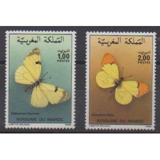 Acheter cette série de timbres du Maroc de l'année 1986 (No 1017/1018).