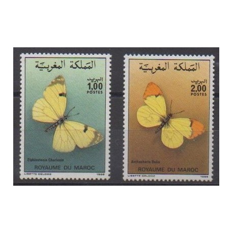 Maroc - 1986 - No 1017/1018 - Insectes