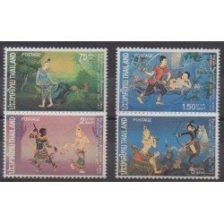 Thaïlande - 1973 - No 670/673 - Littérature