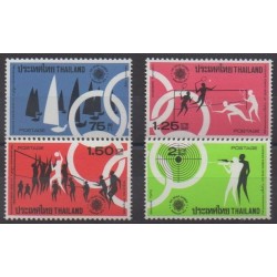 Thaïlande - 1975 - No 743/746 - Sports divers