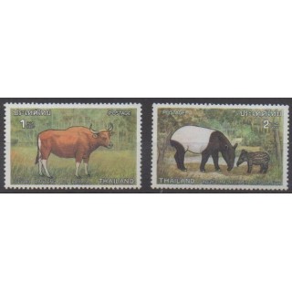 Buy this set of stamps of Thailand of the year 1976 (Nb 799/800).