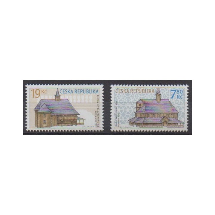 Acheter cette série de timbres de la République Tchèque, de l'année 2006 (No 444/445).