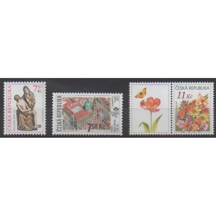 Acheter cette série de timbres de la République Tchèque, de l'année 2007 (No 461/463).