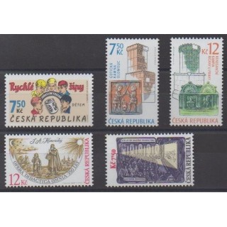 Acheter cette série de timbres de la République Tchèque, de l'année 2007 (No 472/476).