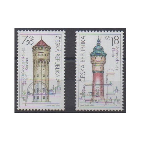 Tchèque (République) - 2007 - No 479/480 - Monuments