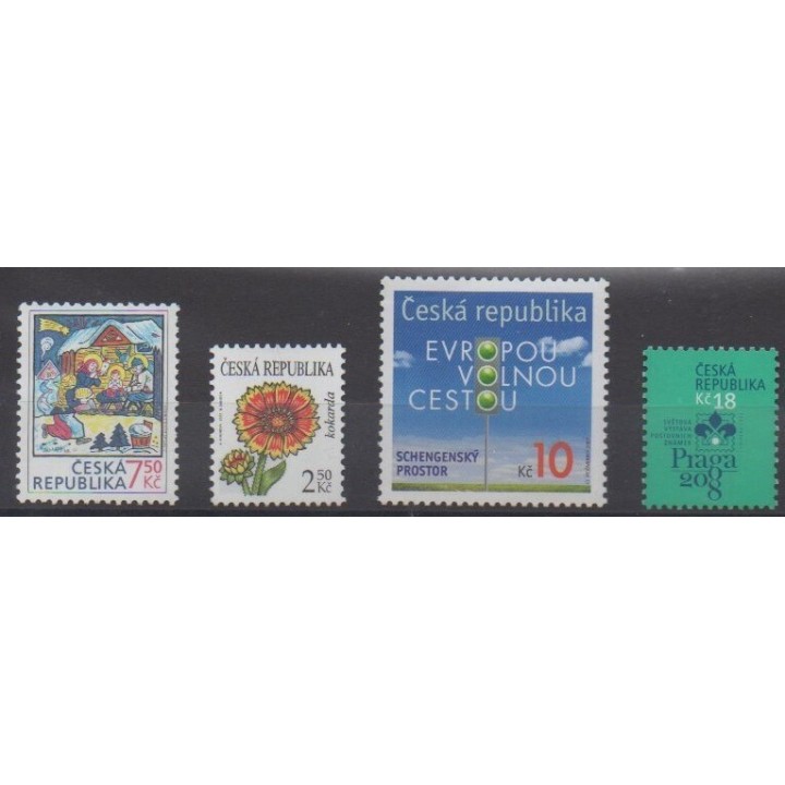 Acheter cette série de timbres de la République Tchèque, de l'année 2007 (No 484/487).