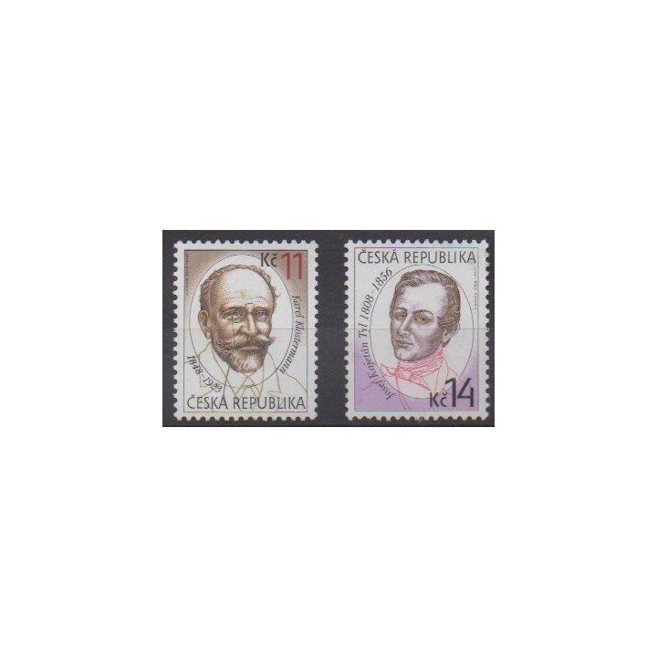 Buy this set of stamps of Republic Czech of the year 2008 (Nb 489/490).