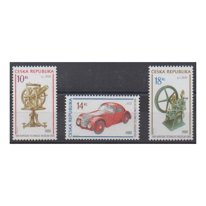 Buy this set of stamps of Republic Czech of the year 2008 (Nb 504/506).