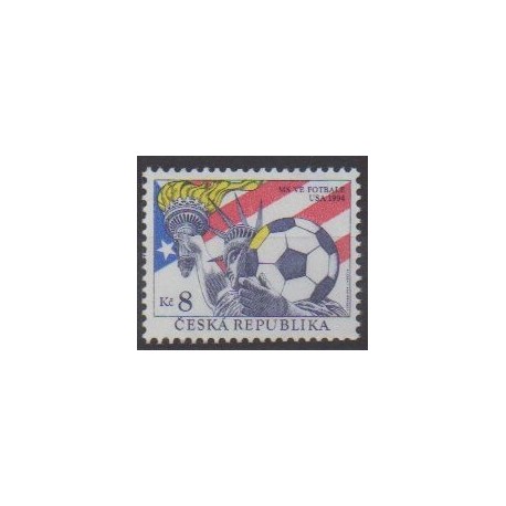 Tchèque (République) - 1994 - No 43 - Coupe du monde de football
