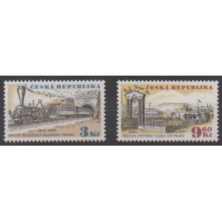 Acheter cette série de timbres de la République Tchèque, de l'année 1995 (No 80/81).
