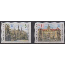 Czech (Republic) - 1998 - Nb 187/188 - Monuments