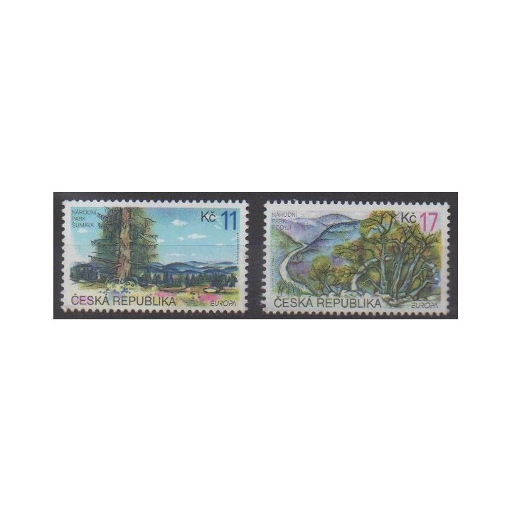 Buy this set of stamps of Republic Czech of the year 1999 (Nb 210/211).
