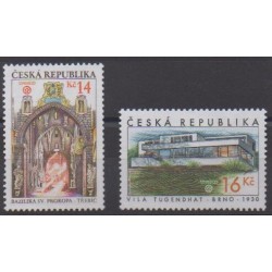 Czech (Republic) - 2005 - Nb 394/395 - Monuments