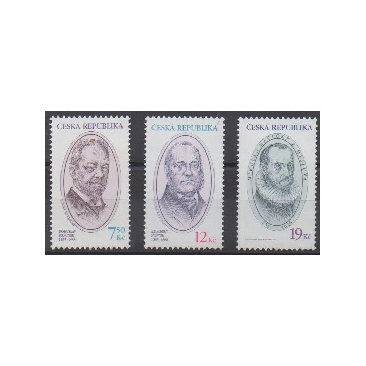 Buy this set of stamps of Republic Czech of the year 2005 (Nb 396/398).