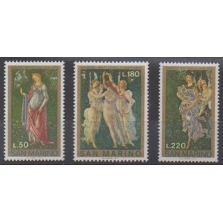 Acheter cette série de timbres de Saint-Marin de l'année 1972 (No 801/803).