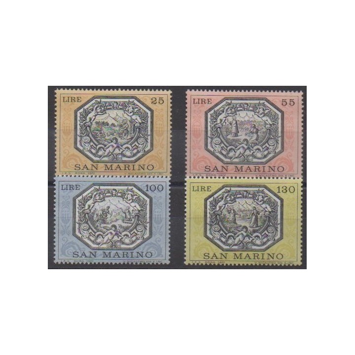 Buy this set of stamps of San Marino of the year 1972 (Nb 804/807).