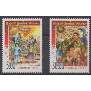 Acheter cette série de timbres du Sri Lanka de l'année 2013 (No 1923/1924).