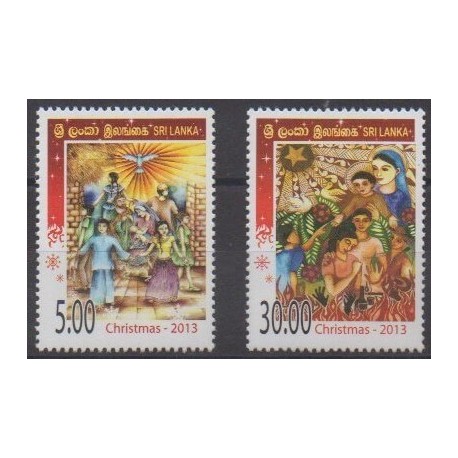 Sri Lanka - 2013 - Nb 1923/1924 - Christmas