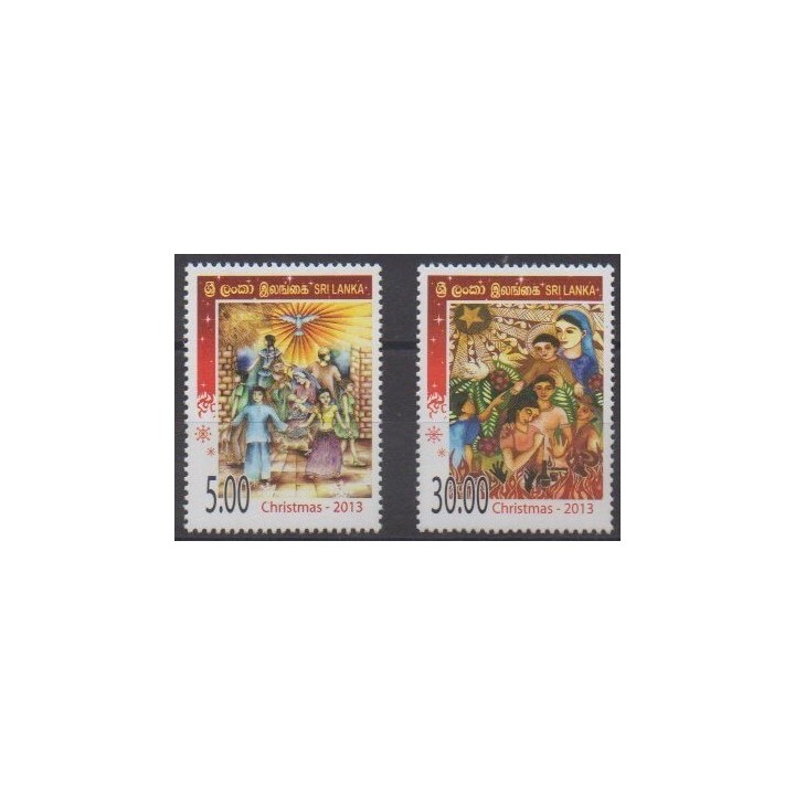 Acheter cette série de timbres du Sri Lanka de l'année 2013 (No 1923/1924).