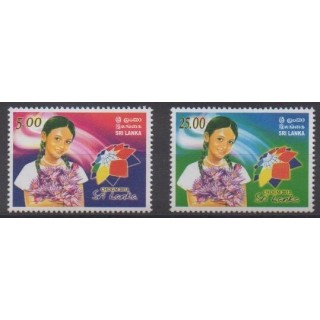 Buy this set of stamps of Sri Lanka of the year 2013 (Nb 1920/1921).