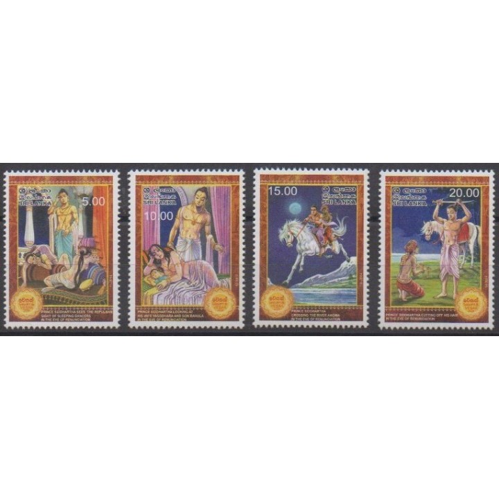 Buy this set of stamps of Sri Lanka of the year 2014 (Nb 1939/1942).