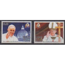 Sri Lanka - 2015 - Nb 1974/1975 - Pope